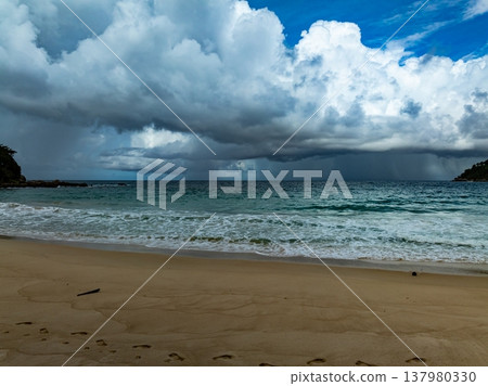 Bird eye view photo of waves and water surface texture sea sky background Beautiful nature Amazing view sea ocean background Bird eye view photo of waves and water surface texture sea sky background Beautiful nature Amazing view sea ocean background 137980330