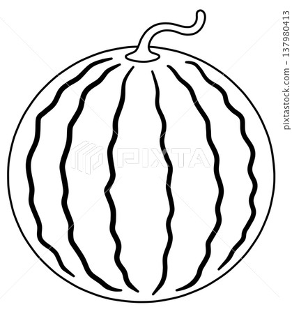 Various Fruit Line Drawings Various Fruit Line Drawings 137980413