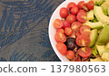 Fresh Vegetable Salad with Cherry Tomatoes and Avocado 137980563