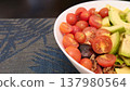 Fresh Vegetable Salad with Cherry Tomatoes and Avocado 137980564