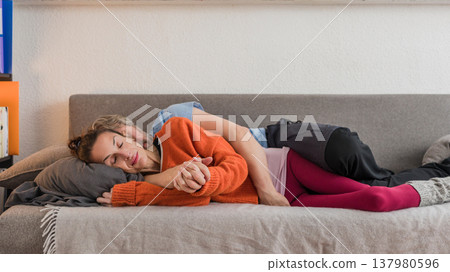 Partner supporting woman dealing with eating disorder Partner supporting woman dealing with eating disorder 137980596