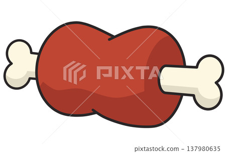 Cartoon meat Cartoon meat 137980635