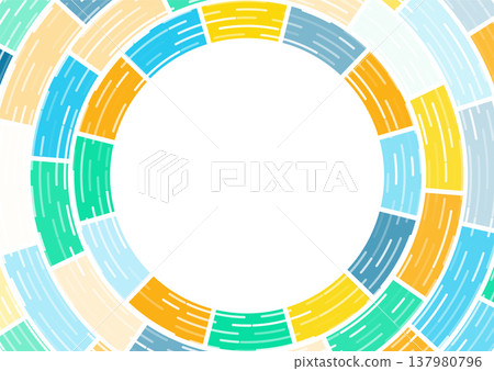 Abstract colorful hi-tech geometric background Abstract colorful hi-tech geometric background 137980796