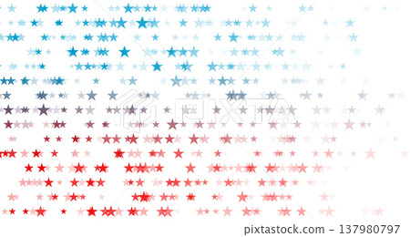 Blue and red small stars in American USA flag style abstract background Blue and red small stars in American USA flag style abstract background 137980797