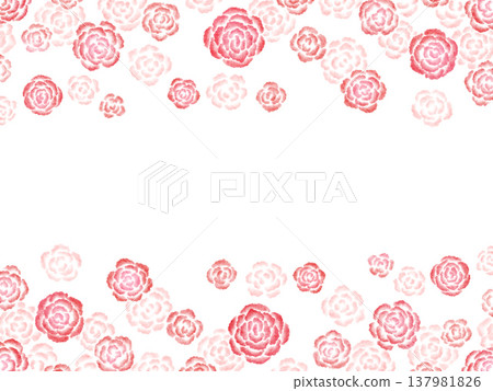 花卉插圖背景 137981826