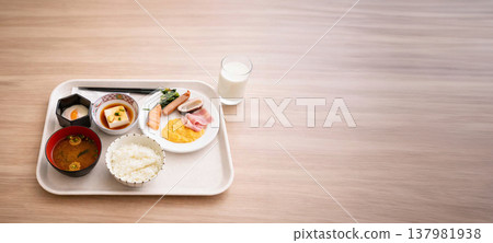 A well-balanced Japanese breakfast A well-balanced Japanese breakfast 137981938