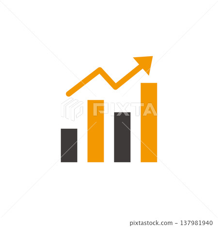 上升柱狀圖圖標 137981940
