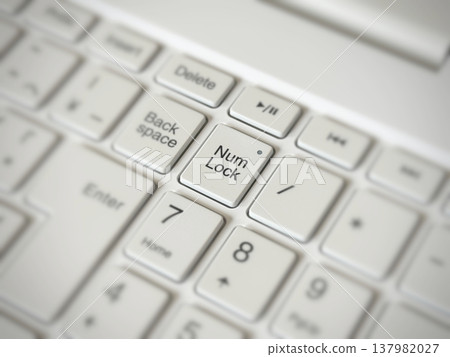 NumLock key on your keyboard 137982027