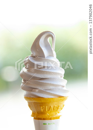 Delicious soft cream 137982046