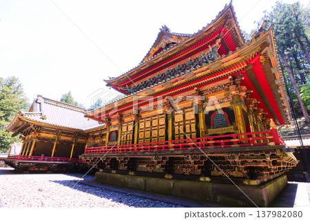Nikko City, Nikkozan Rinnoji Temple, Taiyuin, Main Hall, Aino-ma (connecting corridor), Worship Hall Nikko City, Nikkozan Rinnoji Temple, Taiyuin, Main Hall, Aino-ma (connecting corridor), Worship Hall 137982080