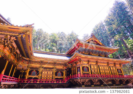 Nikko City, Nikkozan Rinnoji Temple, Taiyuin, Main Hall, Aino-ma (connecting corridor), Worship Hall Nikko City, Nikkozan Rinnoji Temple, Taiyuin, Main Hall, Aino-ma (connecting corridor), Worship Hall 137982081