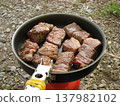 Steak with camp 137982102