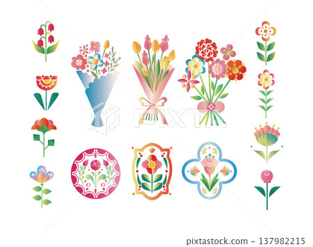 時尚花材 137982215