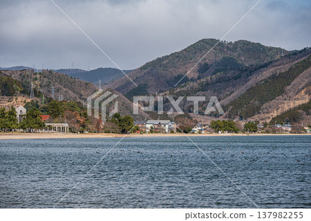 琵琶湖岸邊景色，滋賀縣長濱市牧野町 137982255