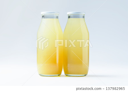 Apple juice bottle package design template Apple juice bottle package design template 137982965
