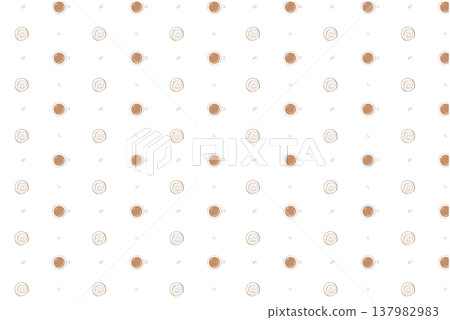 Cafe-themed seamless pattern background | Coffee and cinnamon rolls Cafe-themed seamless pattern background | Coffee and cinnamon rolls 137982983