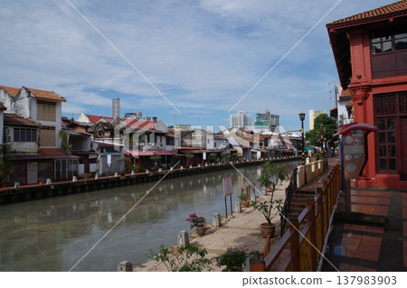 馬來西亞，馬六甲世界遺產地，馬六甲河 137983903
