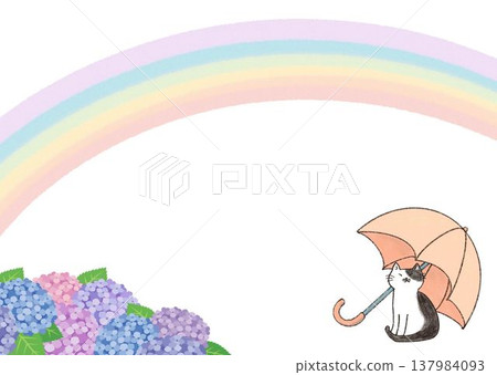 撐傘的貓 撐傘的貓 137984093