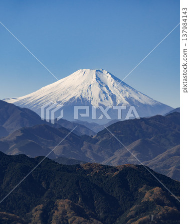 Mount Fuji as seen from Mount Takao Mount Fuji as seen from Mount Takao 137984143