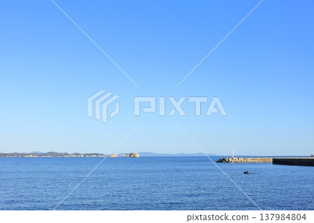 宮城縣七濱町花淵海灘 137984804