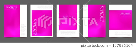 Fuchsia gradient. Dynamic pink color blend background for social media. Vector illustration Fuchsia gradient. Dynamic pink color blend background for social media. Vector illustration 137985164