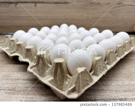 Cardboard egg tray Cardboard egg tray 137985489