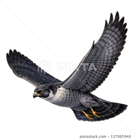Bird - Peregrine Falcon 137985948