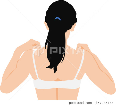 成功節食的女人的插圖 成功節食的女人的插圖 137986472