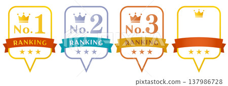 時尚排名向量插圖集 時尚排名向量插圖集 137986728