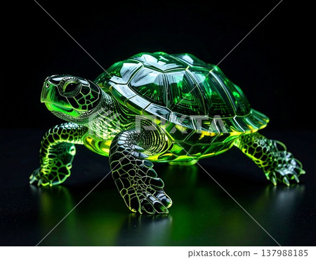 綠玻璃龜 137988185
