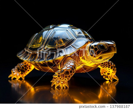 黃色玻璃龜 137988187