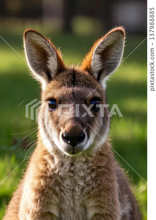 袋鼠近景特写 袋鼠近景特写 137988885