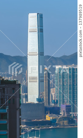 West Kowloon Waterfront Skyline Urban District Hong Kong March 15 2026 West Kowloon Waterfront Skyline Urban District Hong Kong March 15 2026 137989519