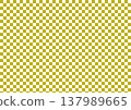 Japanese checkered pattern, gold 137989665