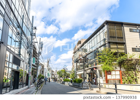 Cityscape of Tokyo Shibuya Shibuya Cat Street 137990938