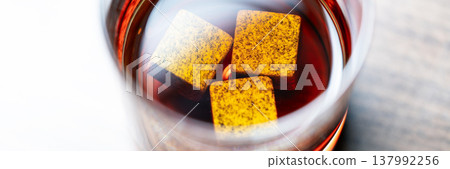 Whiskey glass with stones website banner Whiskey glass with stones website banner 137992256