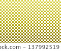 Checkered wallpaper with yellow and gold gradient. 137992519