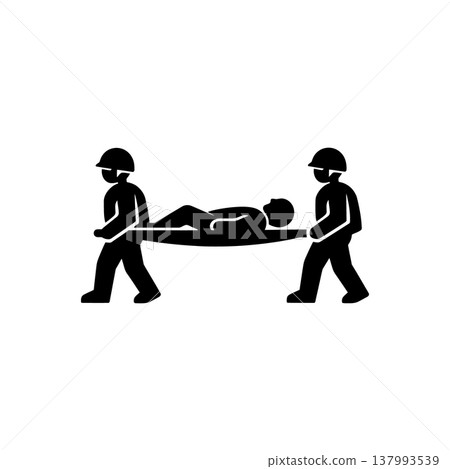 Medical Evacuation Stretcher Icon 137993539