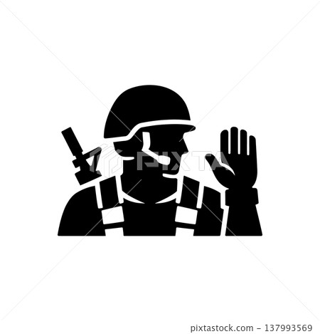 Tactical Communication Signal Command Icon 137993569