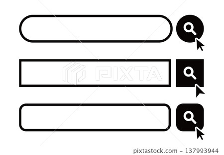 Search bar illustration set Search bar illustration set Search bar illustration set Search bar illustration set 137993944