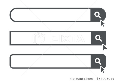 Search bar illustration set Search bar illustration set Search bar illustration set Search bar illustration set 137993945