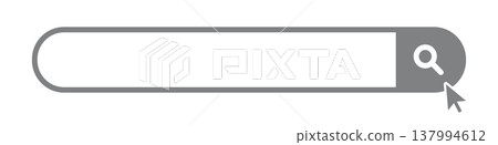 Search bar illustration 137994612