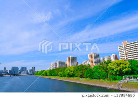 【東京】五月品川區城市景觀 137994690