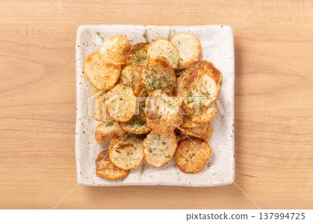 Yam chips Yam chips 137994725