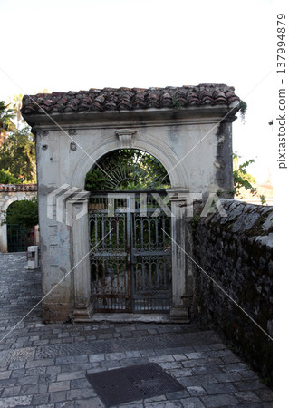 Street in old town of Herceg Novi, Montenegro Street in old town of Herceg Novi, Montenegro 137994879