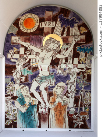 12th Stations of the Cross, Jesus dies on the cross 12th Stations of the Cross, Jesus dies on the cross 137994882