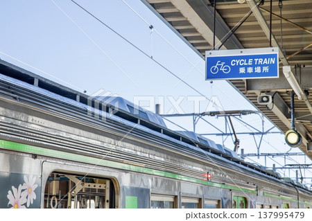 Toyohashi Railway, Mikawa-Tahara Station cycle train boarding area 137995479