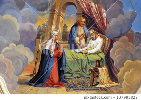 The death of st. Joseph The death of st. Joseph 137995822