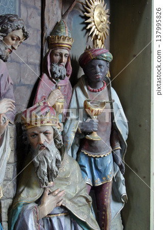 Nativity Scene, Adoration of the Magi Nativity Scene, Adoration of the Magi 137995826