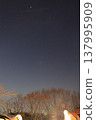 Starry sky at a spring campsite 137995909